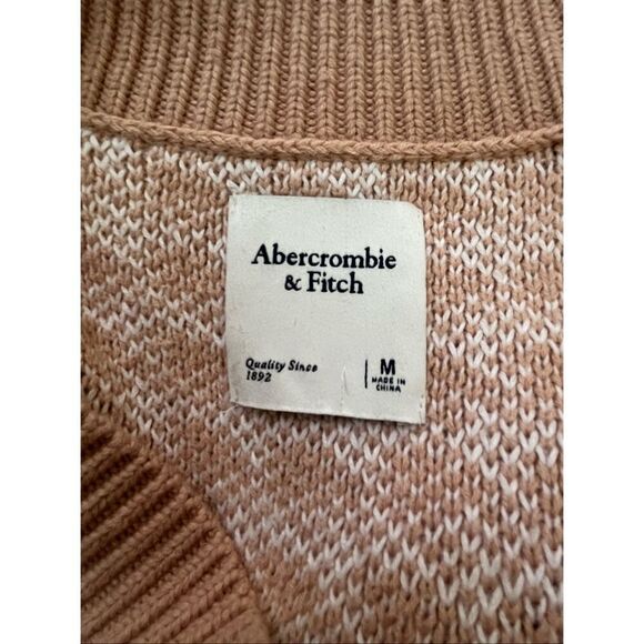 Abercrombie & Fitch Sweater Vest Preppy Dress M Houndtooth - Picture 6 of 9